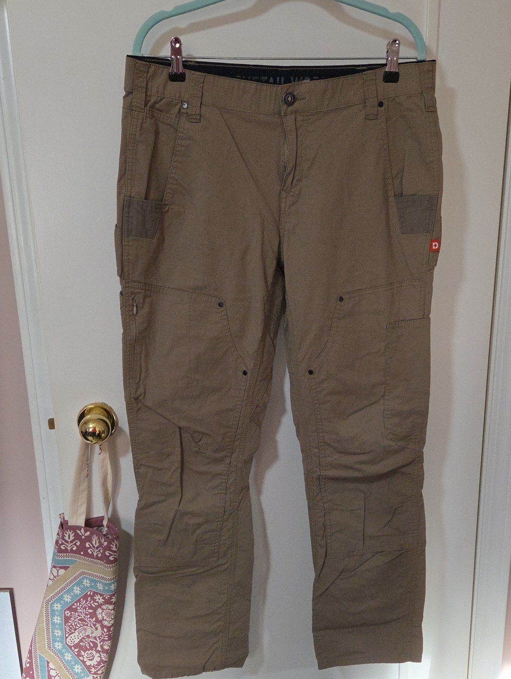 Women's Olive Cargo Utility Pants